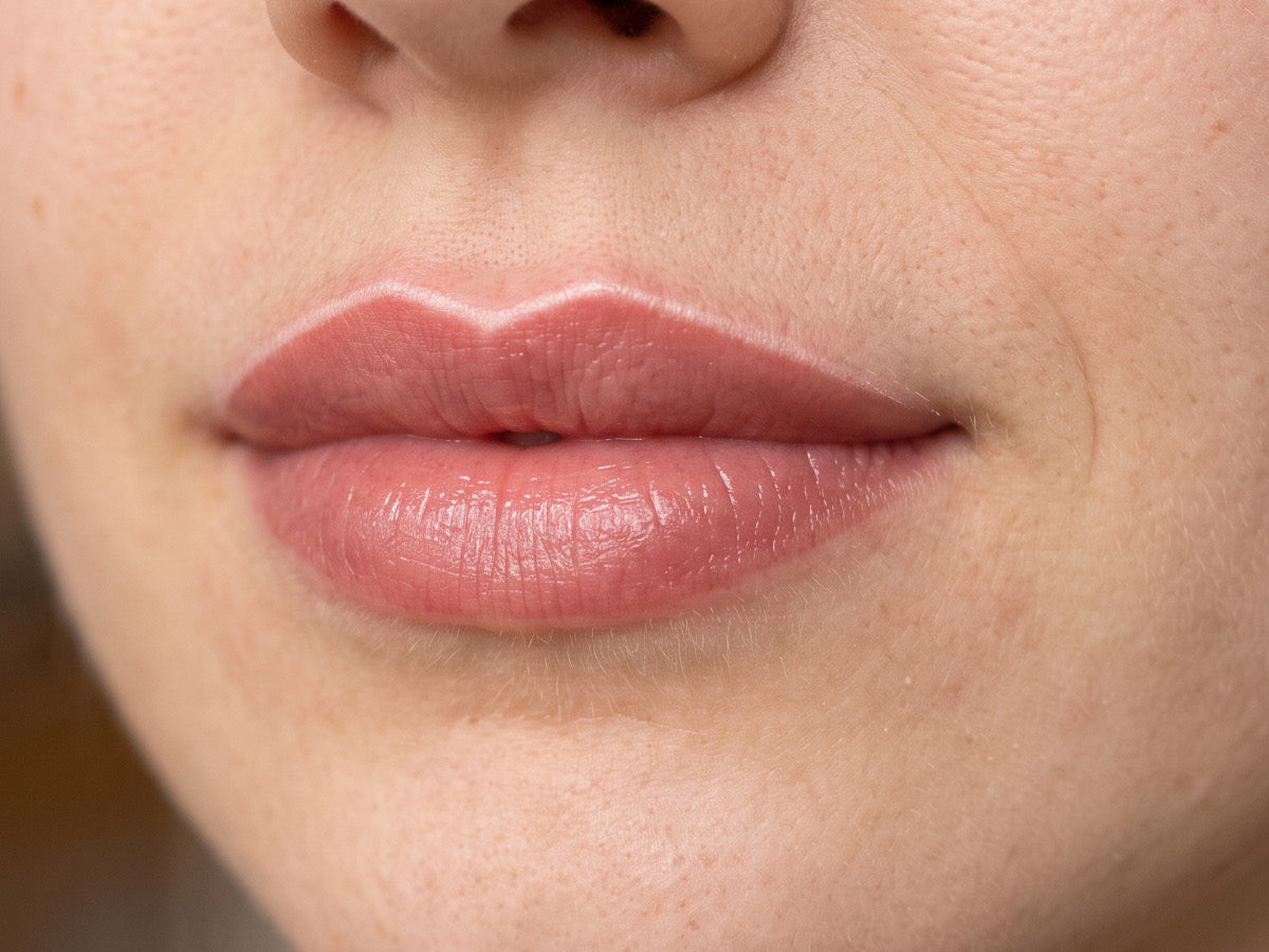 Image of Lippen weiß oben