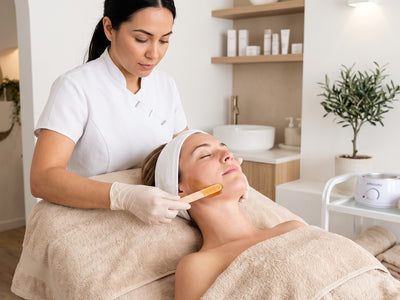 Waxing - Wangen oder Hals