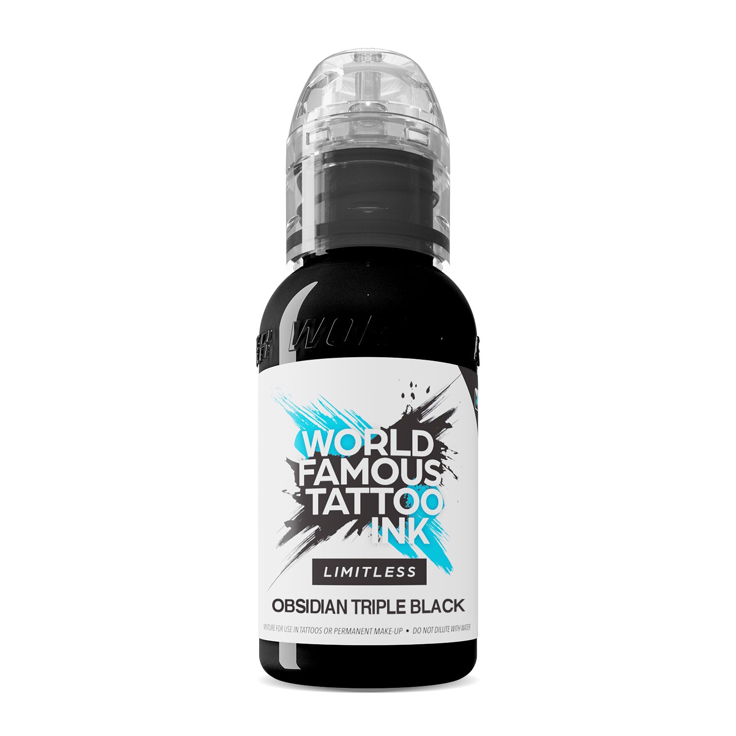 Image of World Famous Limitless Tattoo Ink - Obsidian Triple Black Outlining - 30 ml