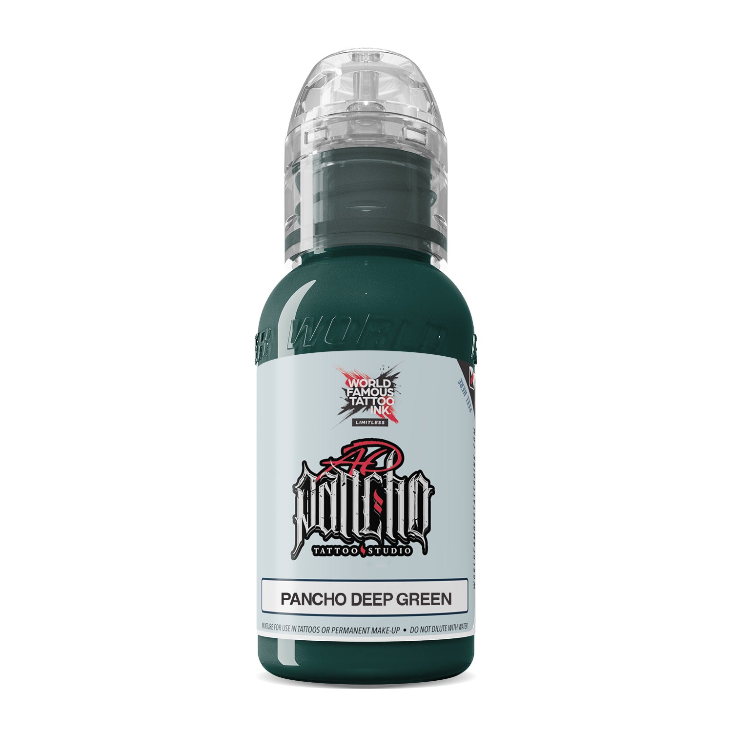 Image of World Famous Limitless Tattoo Ink - Pancho Deep Green - 30 ml