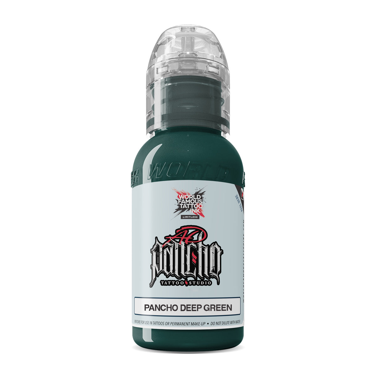 World Famous Limitless Tattoo Ink - Pancho Deep Green - 30 ml
